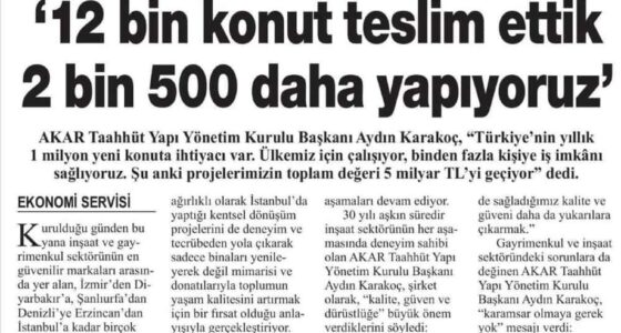 Akar Taahüt Basında Biz